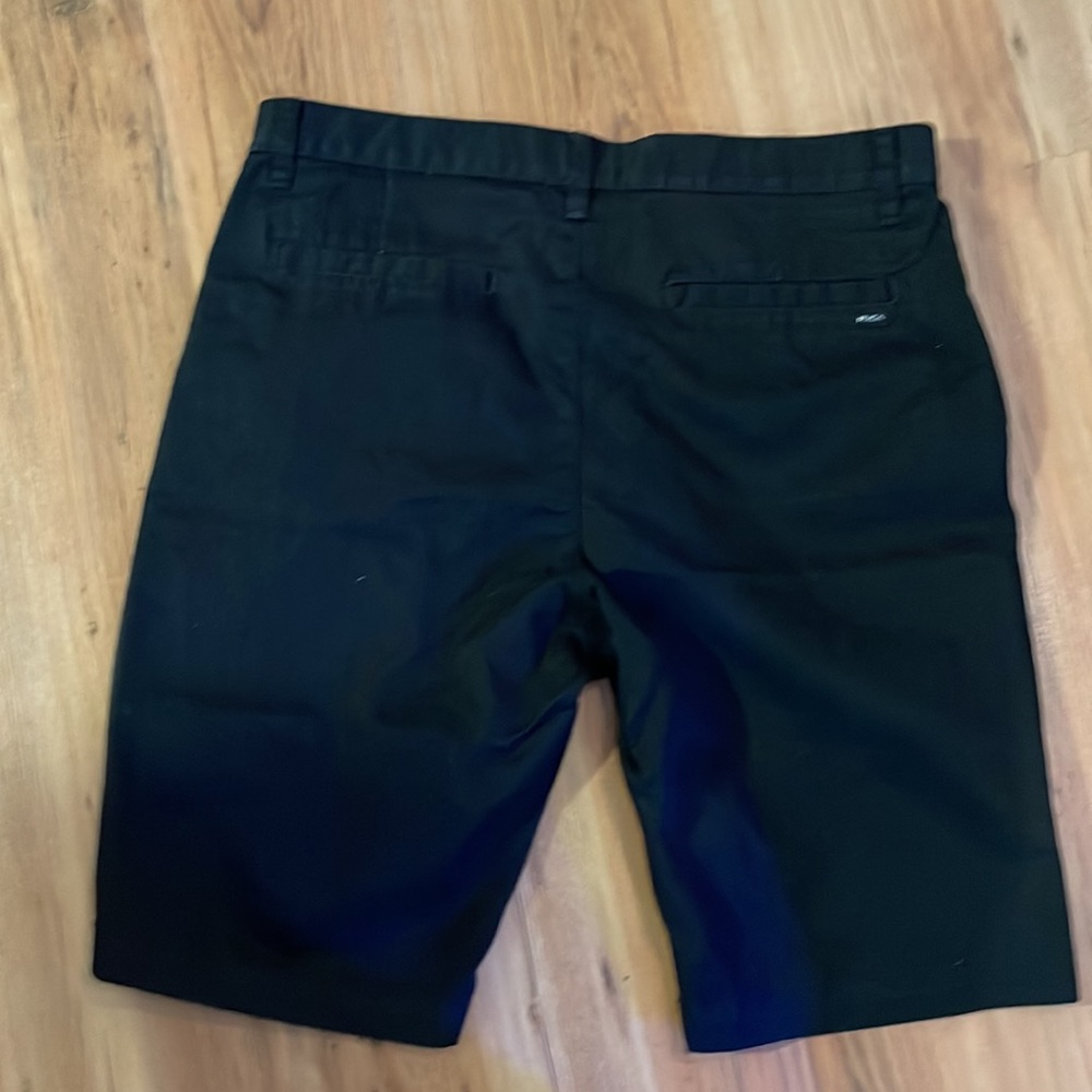 Black RVCA button up shorts - Picture 2 of 4